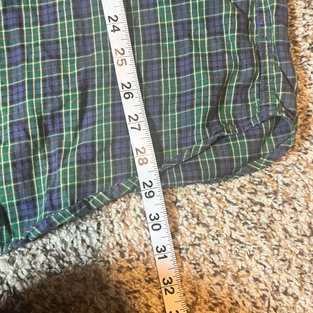 J. Crew Slim Fit Brushed Twill Plaid Button‎ Down Shirt Large